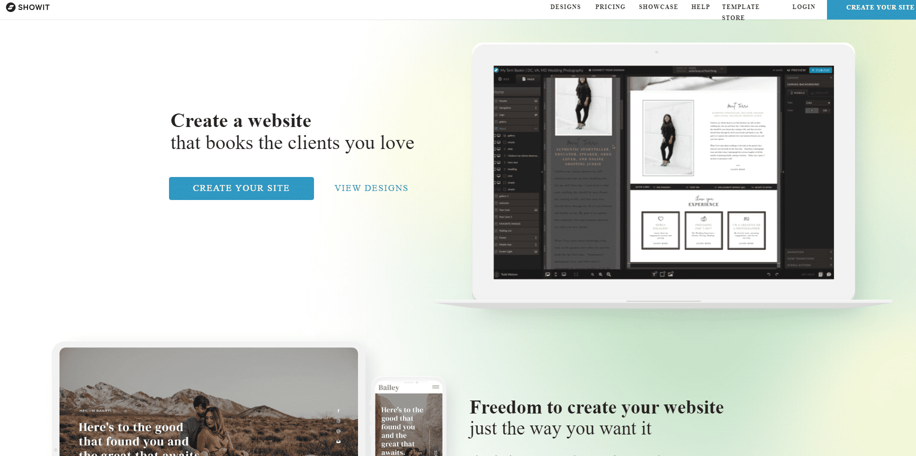 Showit.co is an online platform that helps businesses create beautiful websites.