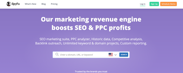 SpyFu boosts SEO and PPC profits with its keyword rank tracking software. 