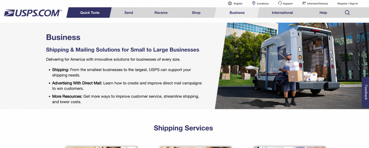 Ship your products with USPS, UPS and FedEx. 