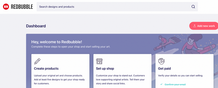how does redbubble work for customers