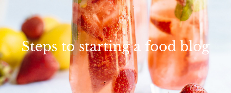 step by step guide to starting a food blog and making money.