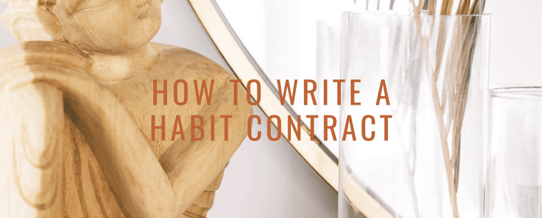 how to write a habit contract