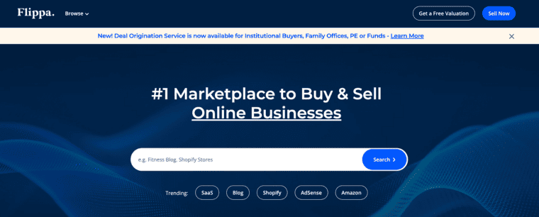 Flippa is where you can sell your websites.