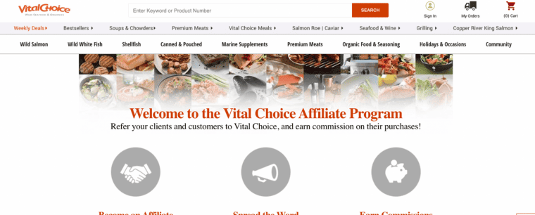 Vital Choice Affiliate Program