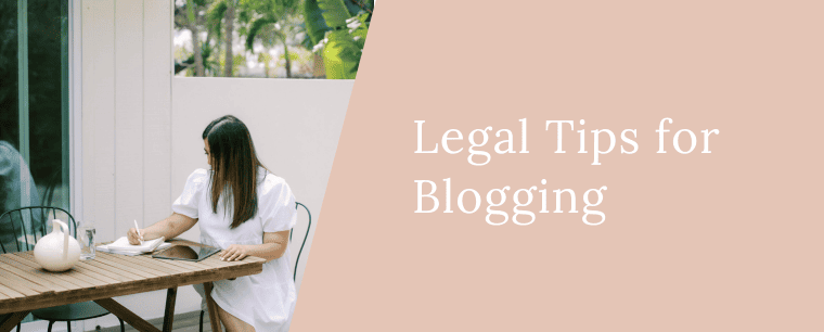 legal tips for blogging