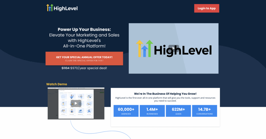 Review of different plans for monthly or annual go high level. 
