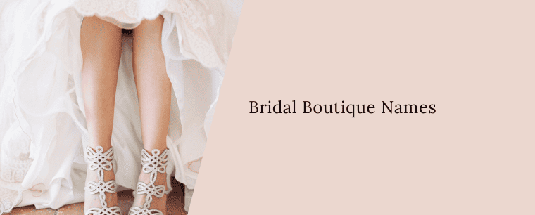 bridal boutique names